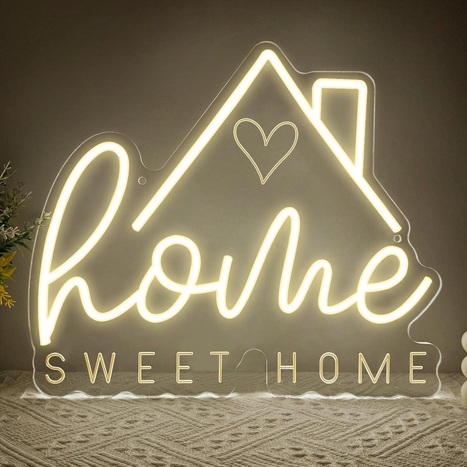 Lighting Decor Room - Sweet Home Neon Sign USB Dimmable