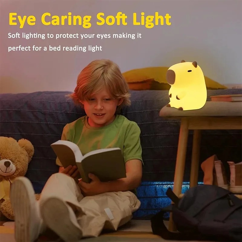 Decor Lighting Sales - Cute Pet Capybara Night Light Cartoon