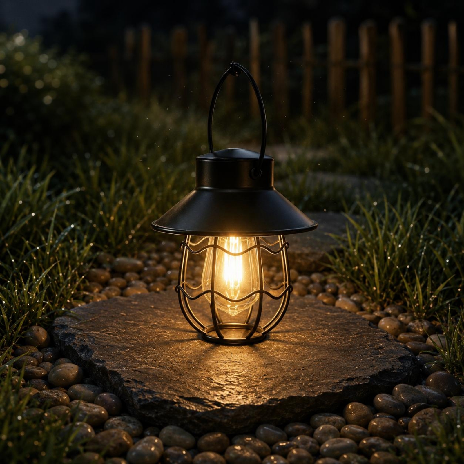 Lighting Design Decor - Wavy Frame Lantern Energy Saving Outdoor