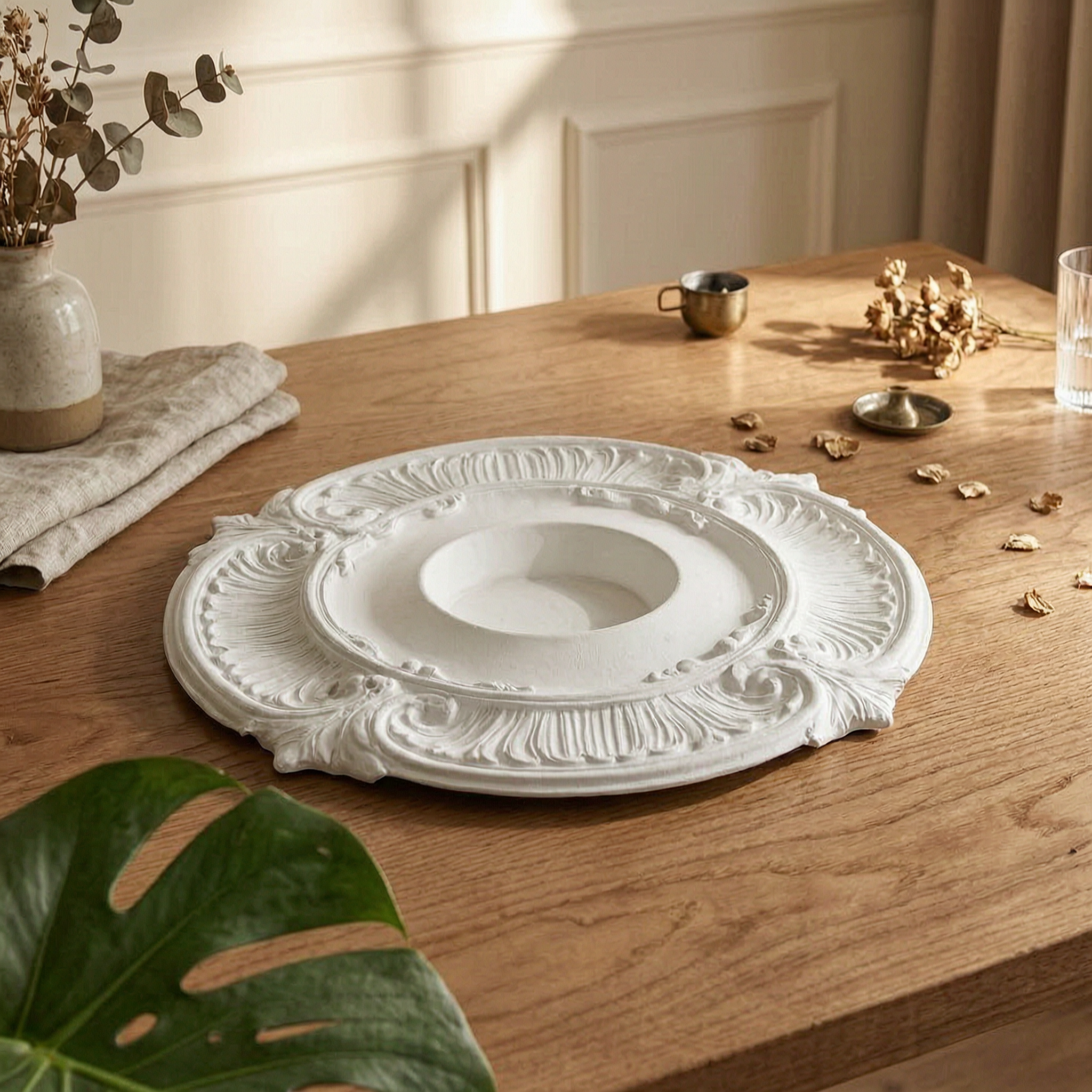 Round PU Ceiling Medallion Scr - огляд і ціна Decor Lighting & Decor Fires