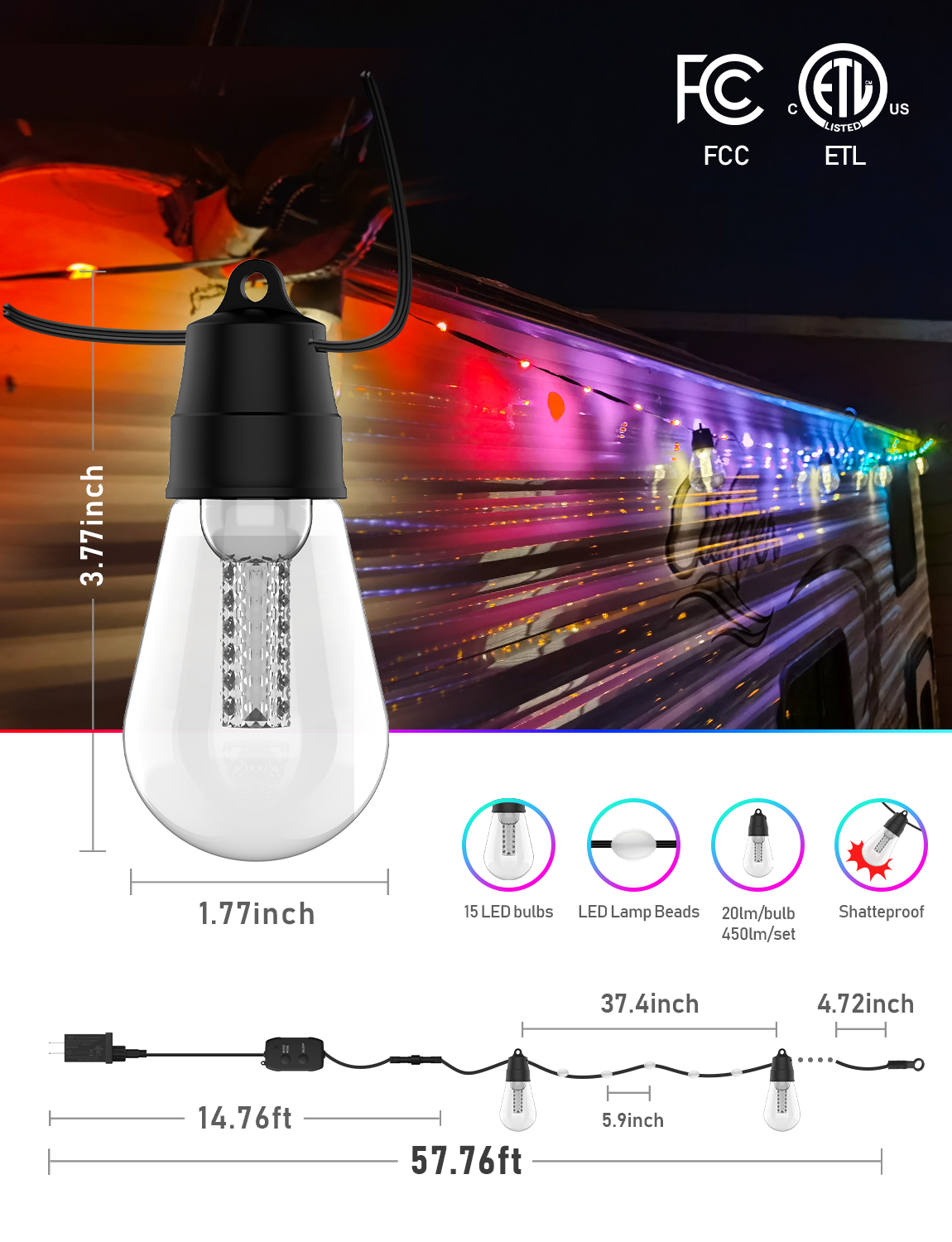 RSH Hot Sale S14 Smart String  - огляд і ціна Decor Lighting Sales
