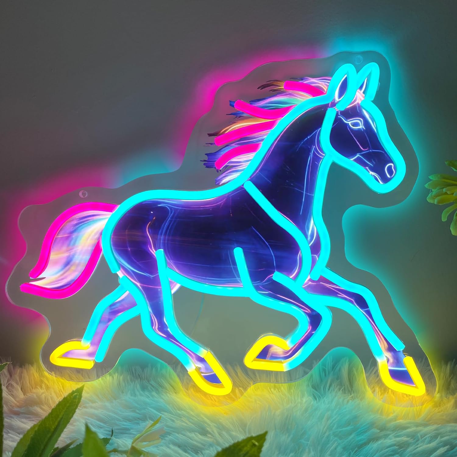 Horse Night Light Neon Sign De - огляд і ціна Room Decor Lighting Lamp