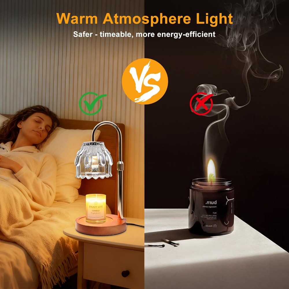Candle Warmer Lamp with Timer  - огляд і ціна Room Decor Lighting Lamp