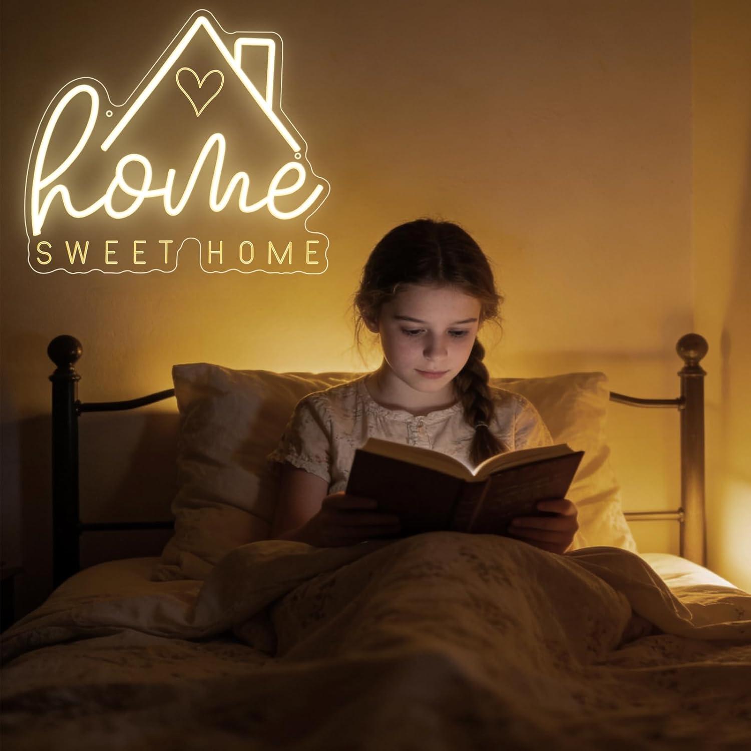 Sweet Home Neon Sign USB Dimma - огляд і ціна Lighting Decor Room