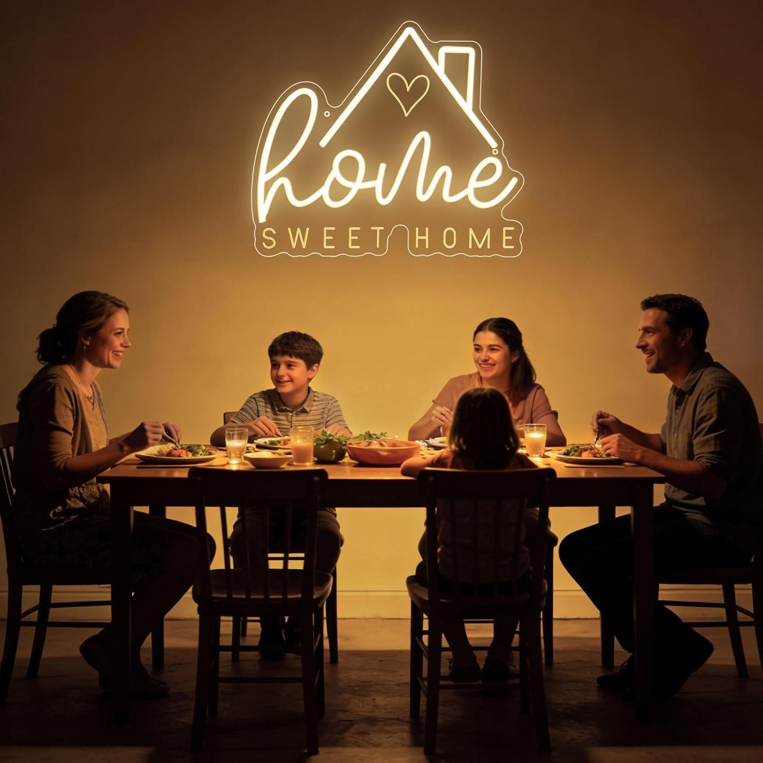 Sweet Home Neon Sign USB Dimma - огляд і ціна Lighting Decor Room