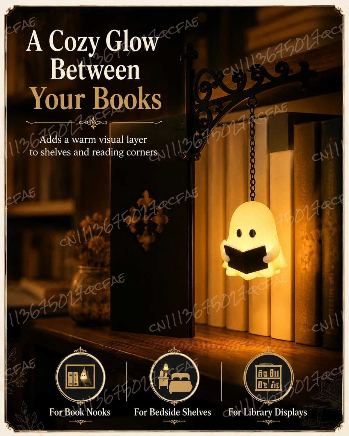 Ghost Bookshelf Lantern, Libra - огляд і ціна Room Decor Lighting Lamp