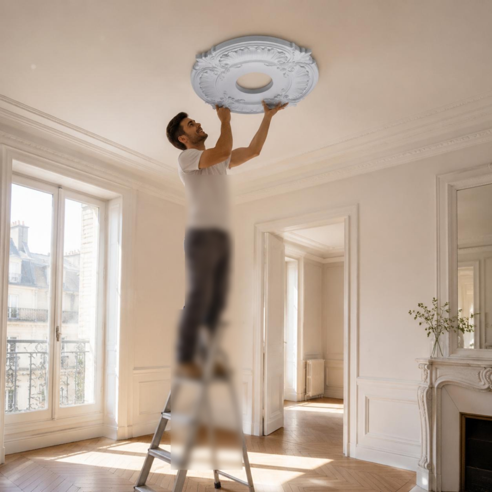 Round PU Ceiling Medallion Scr - огляд і ціна Lighting Design Decor