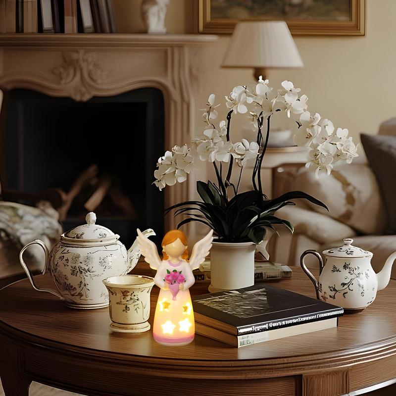 Candlestick Lamp Angel Statue  - огляд і ціна Room Decor Lighting Lamp