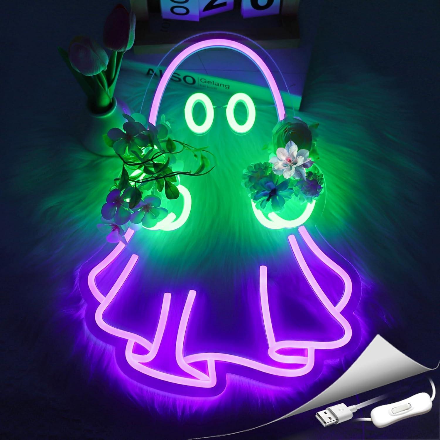 Ghost Neon Sign USB Powered LE - огляд і ціна Lighting Decor Room