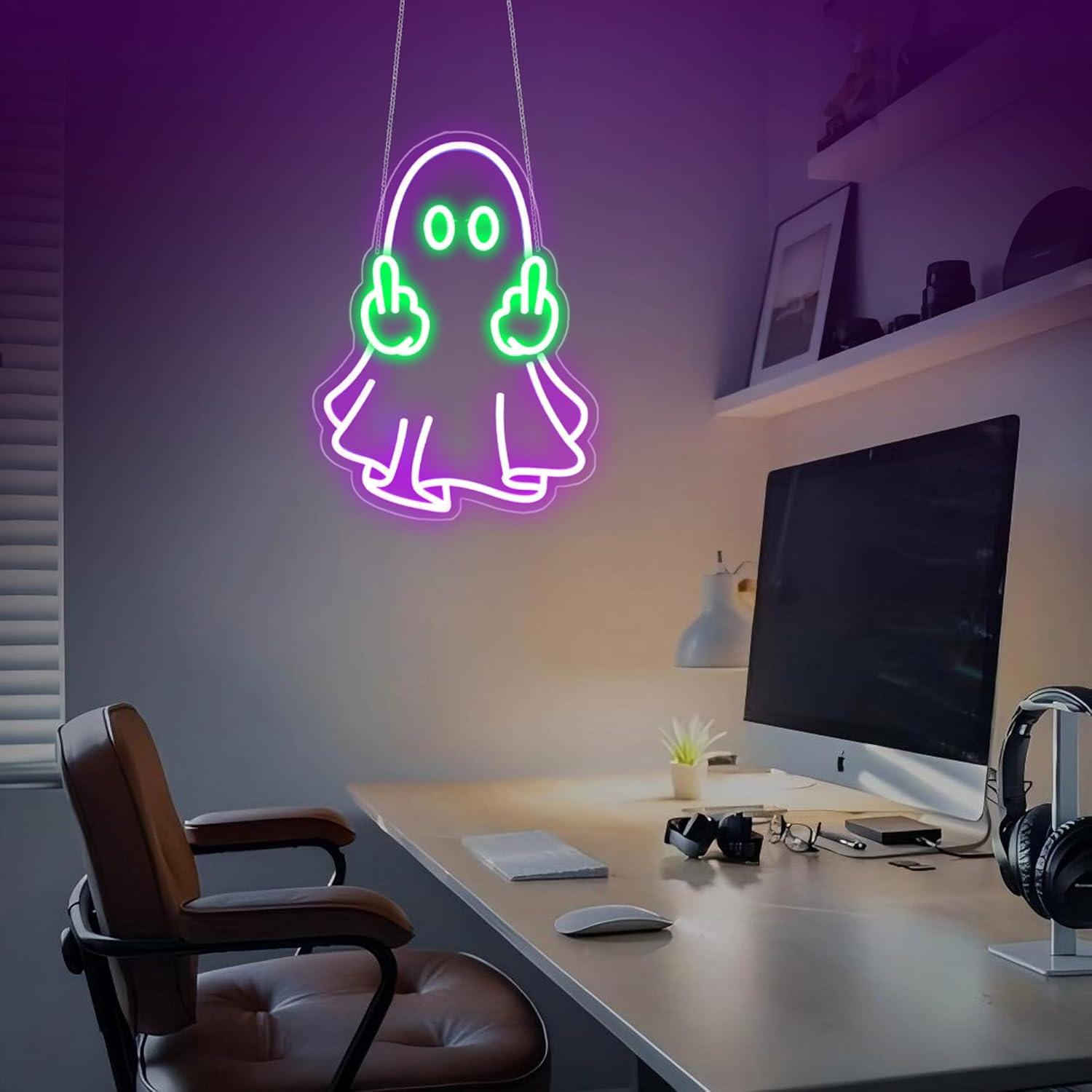 Ghost Neon Sign USB Powered LE - огляд і ціна Lighting Decor Room