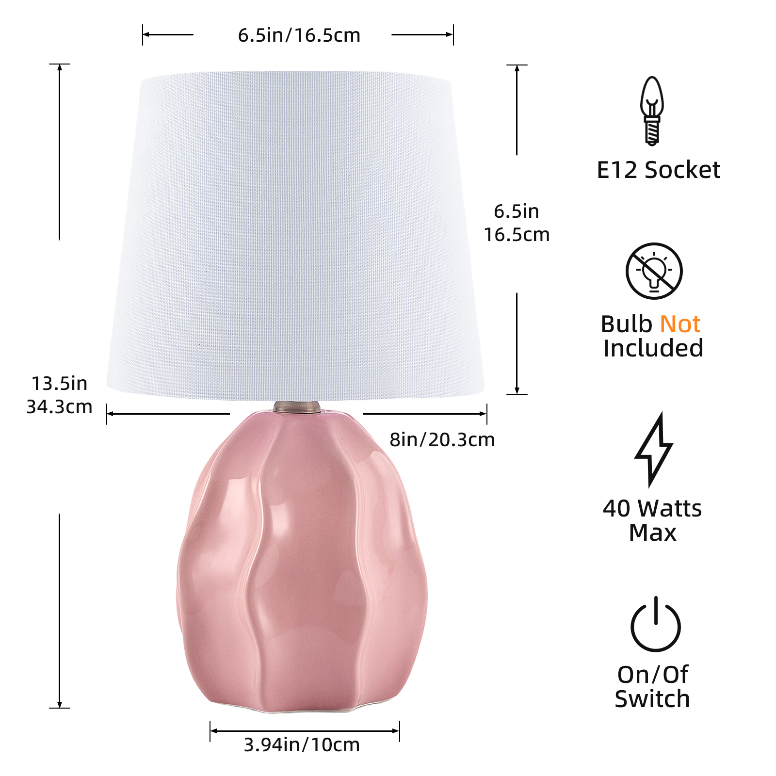 13.5 inch Bedside lamp Modern  - огляд і ціна Lighting Decor Room
