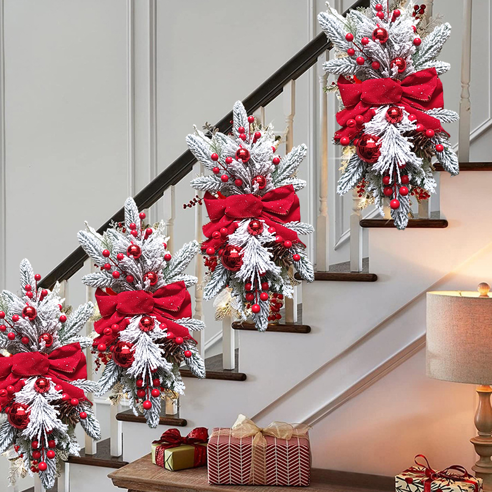 45CM Christmas Wreath Pendant  - огляд і ціна Pendant Lighting Christmas Decor