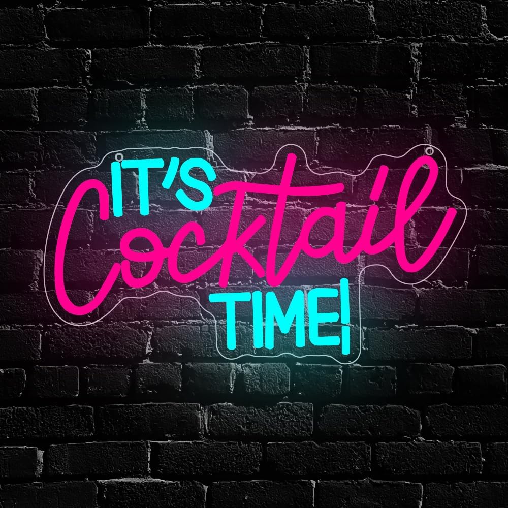 Cocktails Neon Sign USB Powere - огляд і ціна Lighting Decor Room