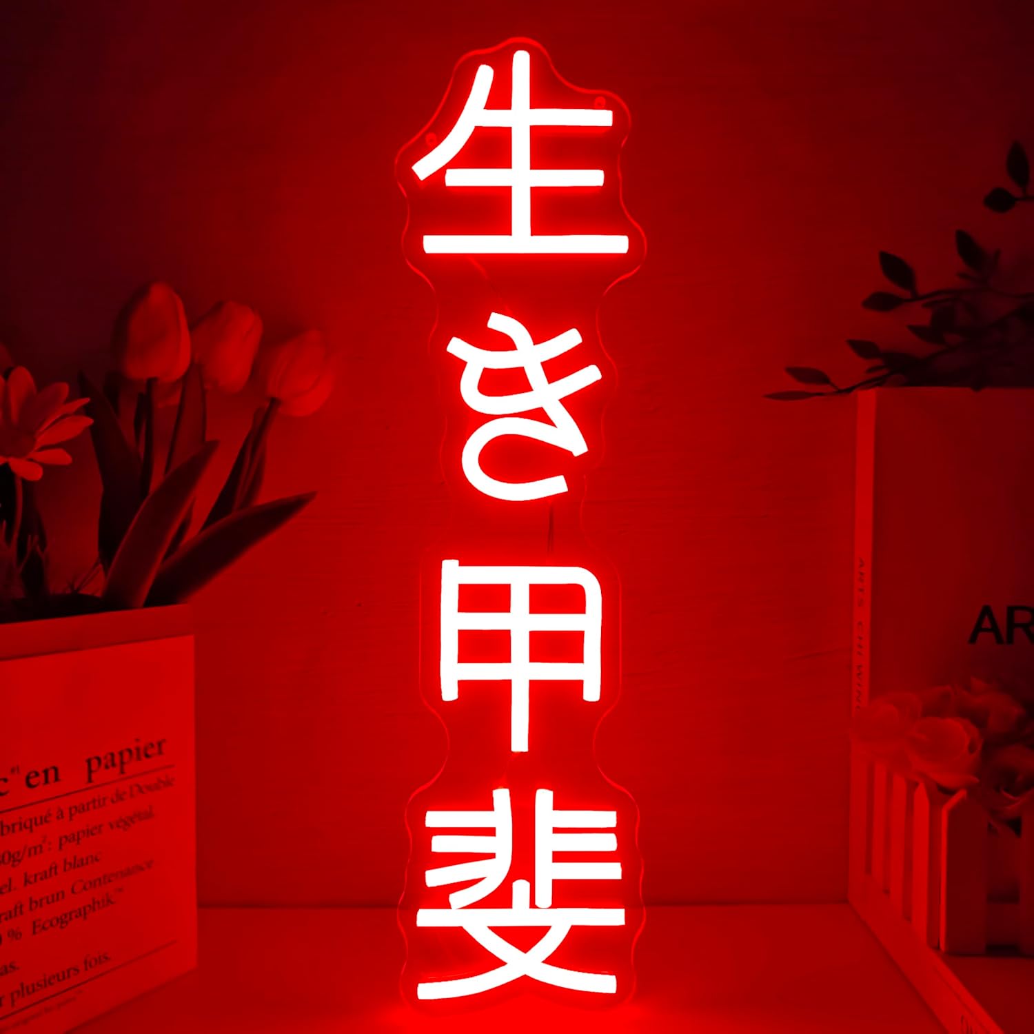 Japanese Birthday Ikigai Neon  - огляд і ціна Lighting Decor Room