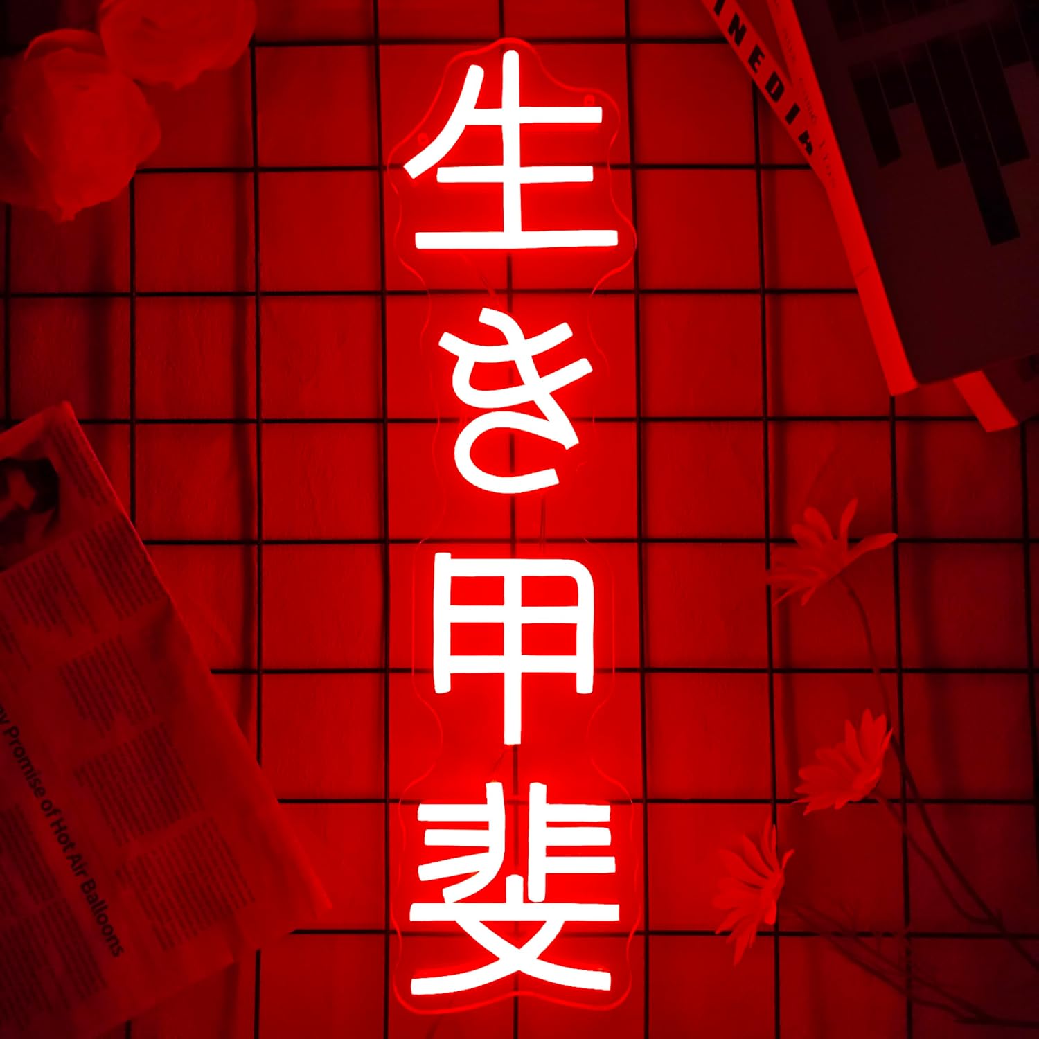 Japanese Birthday Ikigai Neon  - огляд і ціна Lighting Decor Room