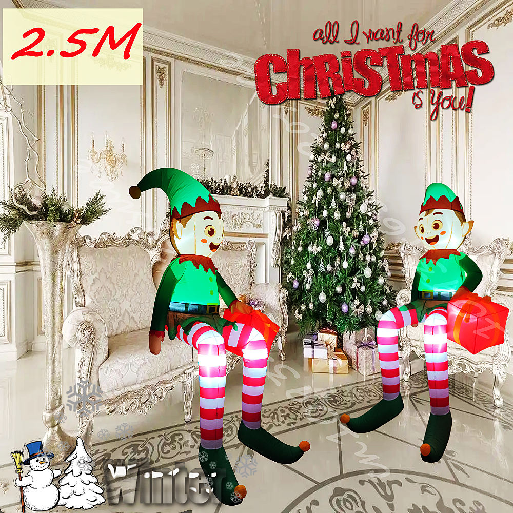 2.5M/8.2FT Christmas Santa Inf - огляд і ціна Santa'S Elves Holiday Lighting & Decor Llc