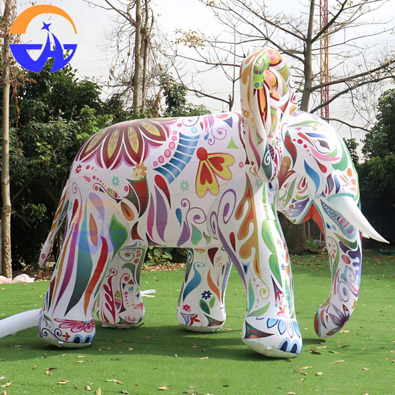 Colorful Giant Inflatable Elep - огляд і ціна Decor Lighting The Parade