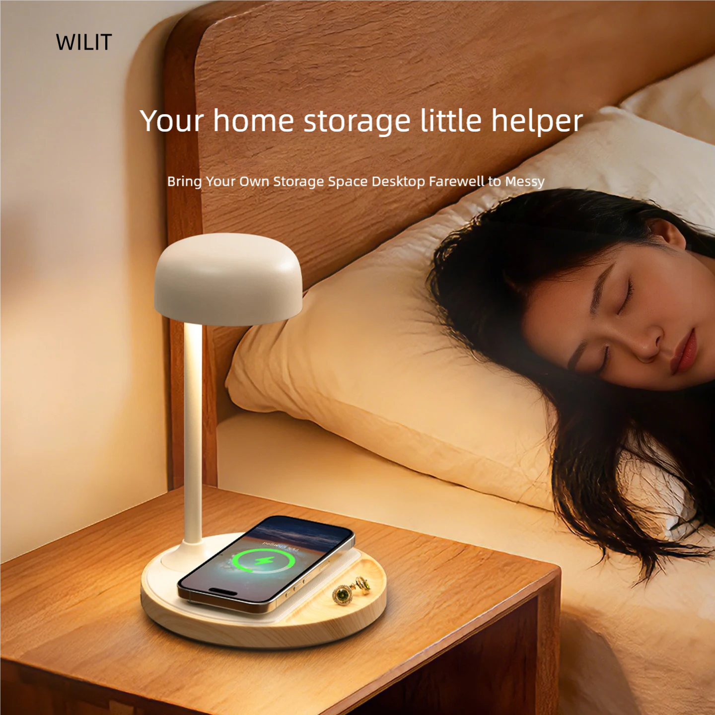 WILIT LED Desk Lamp with Wirel - огляд і ціна Lighting Decor Room