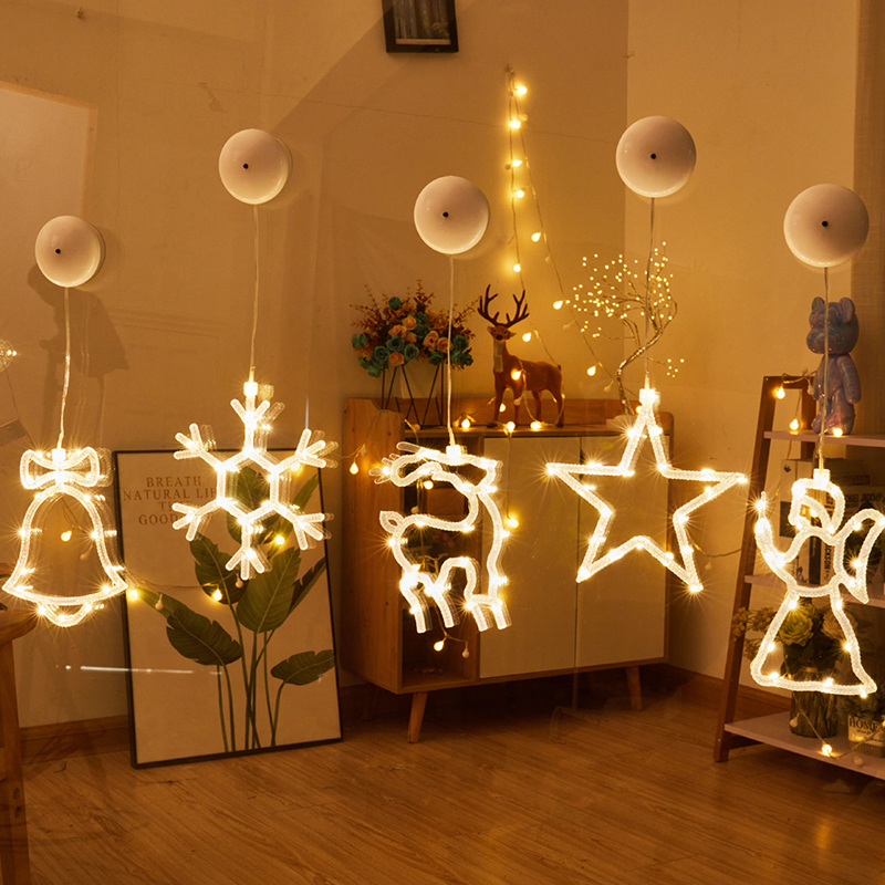 Christmas Window Hanging LED L - огляд і ціна Pendant Lighting Christmas Decor