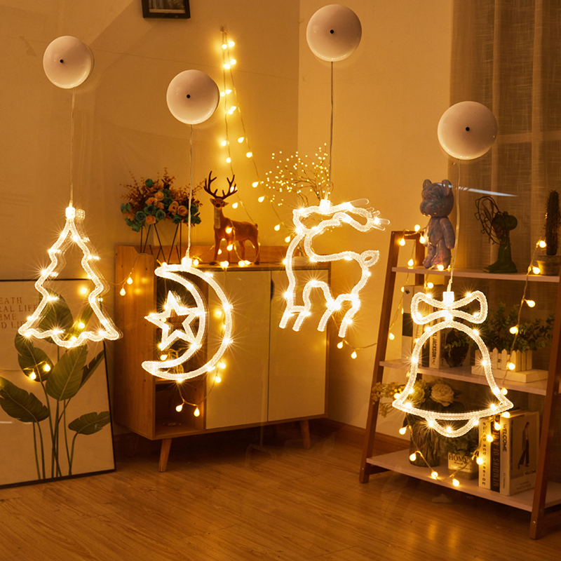 Christmas Window Hanging LED L - огляд і ціна Pendant Lighting Christmas Decor