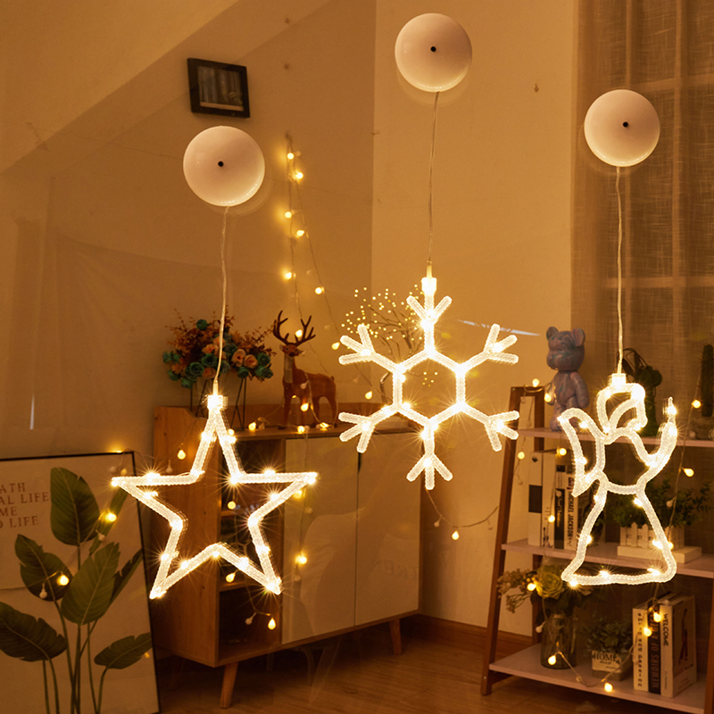 Christmas Window Hanging LED L - огляд і ціна Pendant Lighting Christmas Decor