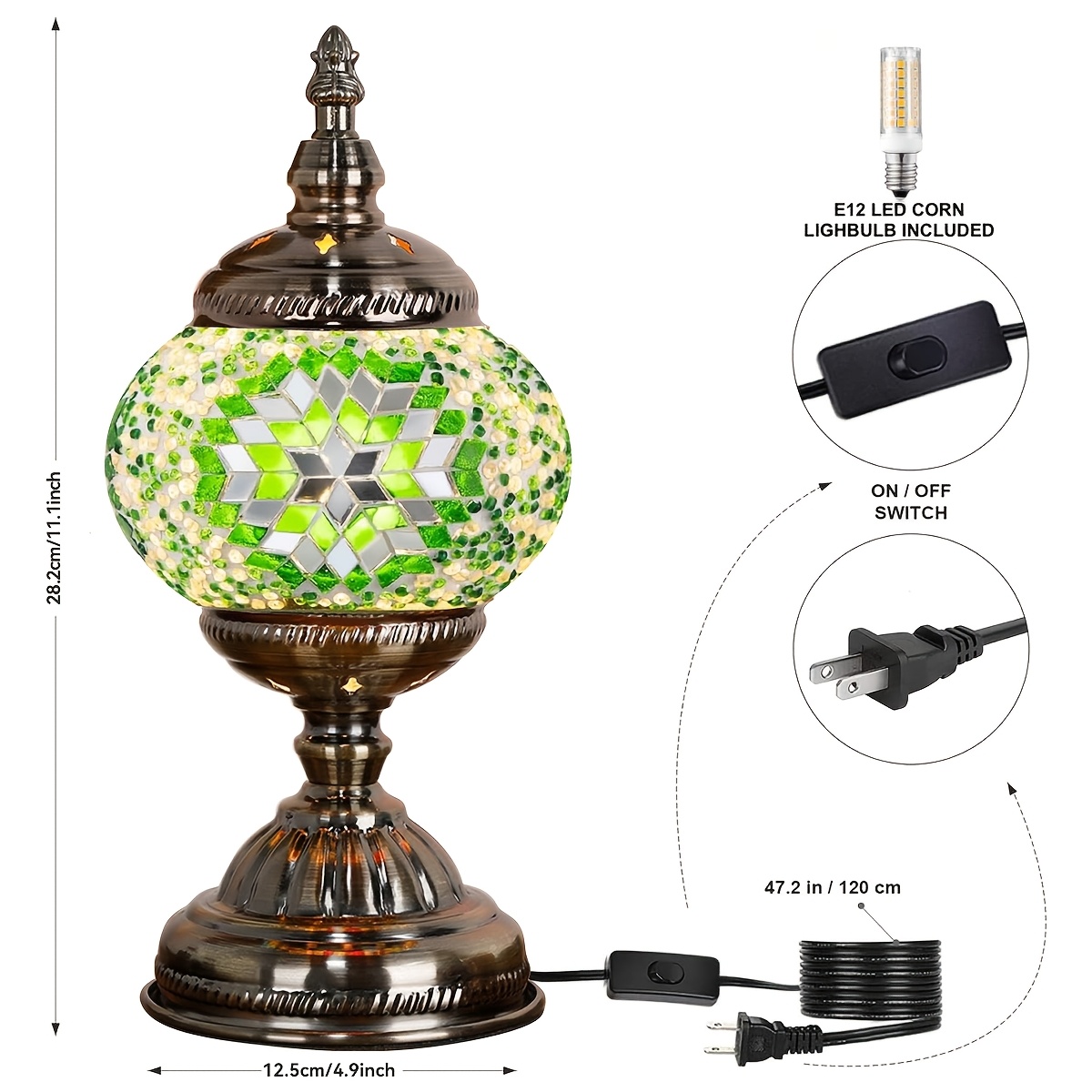 Handmade DIY Turkish Moroccan  - огляд і ціна Lighting Decor Room