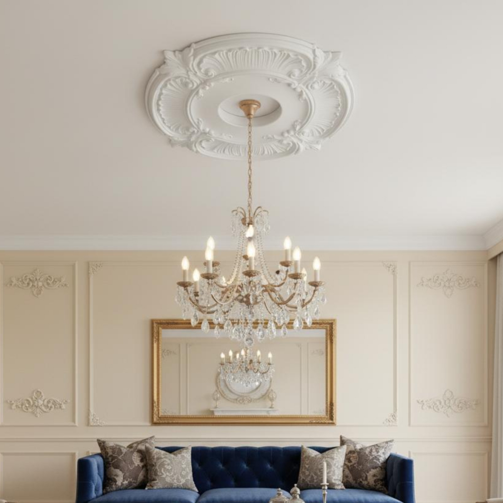 Round PU Ceiling Medallion Scr - огляд і ціна Decor Lighting & Decor Fires
