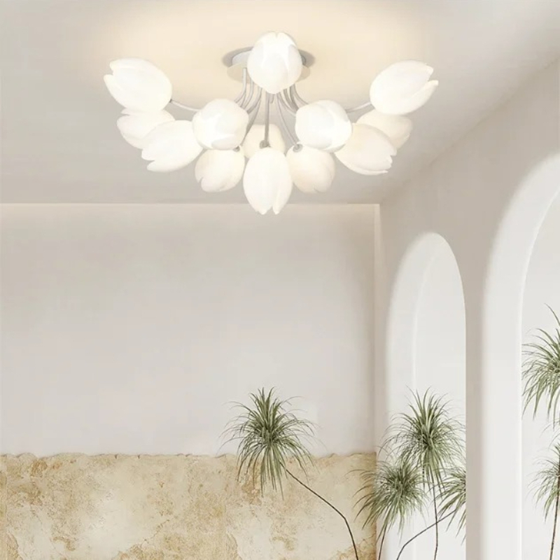 Restaurant Luxury Flowers Whit - огляд і ціна Decor Lighting The Parade